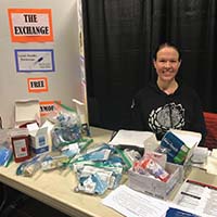 The Exchange needle access location